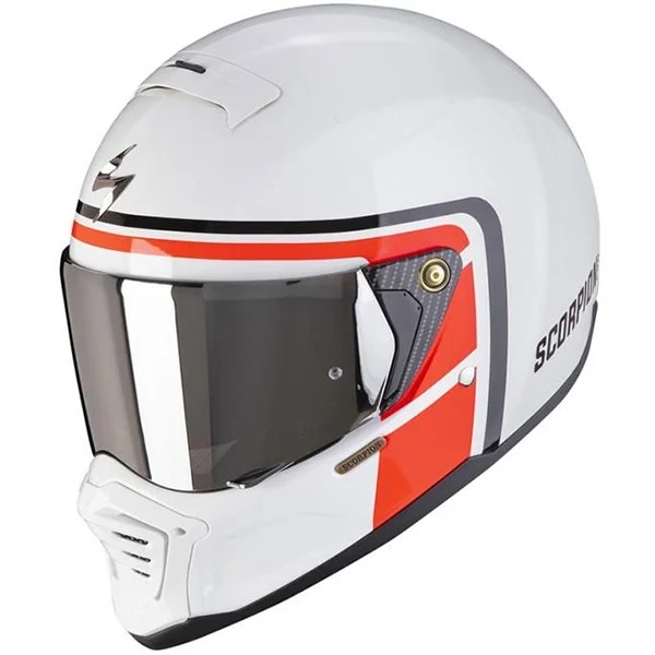 Scorpion Helmets Scorpion Exo-HX1 Nostalgia White/Red Medium